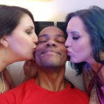 Cory Chase's first interracial blowbang