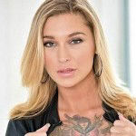 Inked IRL Blonde Barbie Kleio Veletien Spooned on Couch