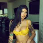 Kitchen sex with hot tattooed babe